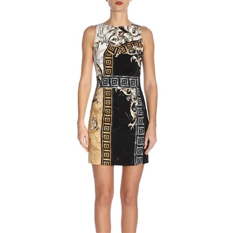 versace black midi dress|Versace Women Collection Features .